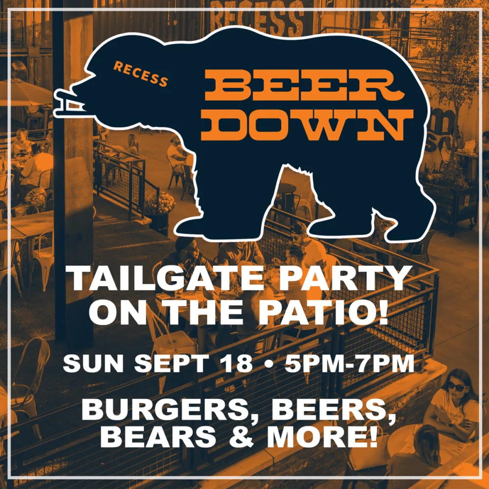 Flyer courtesy of Recess for Where to Catch the Game and Grab a Bite on Game Days