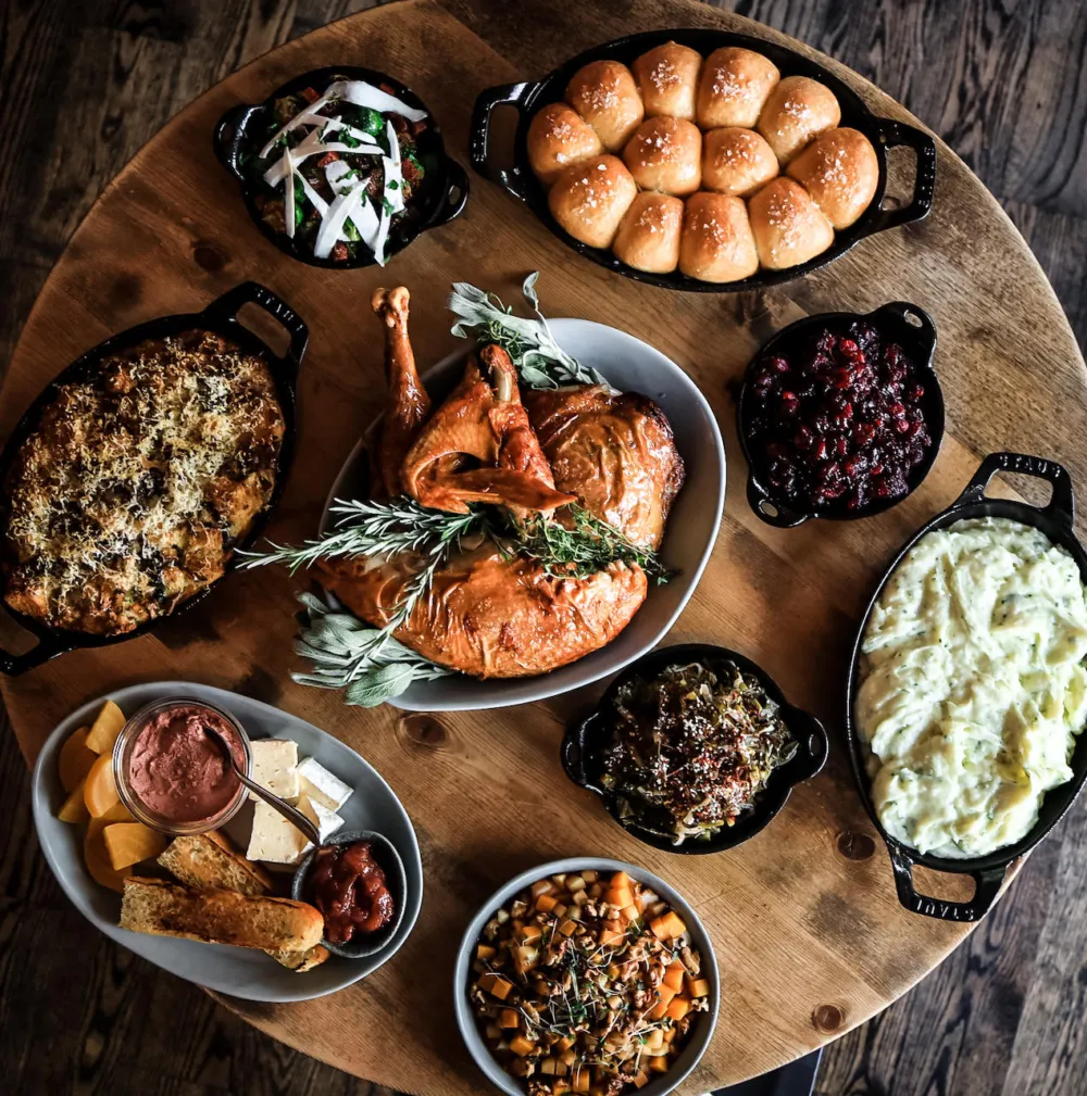 Table Overhead for Where to Feast in Chicago this Thanksgiving