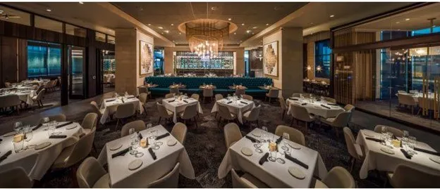 Vernon Hill’s 11,000 square foot restaurant will include a main dining room that provides glimpses of chefs working in the kitchen, as well as four private dining rooms. (Photo from Perry’s Nashville) for Perry’s Steakhouse & Grille Opening Its Third Chicago Area Restaurant