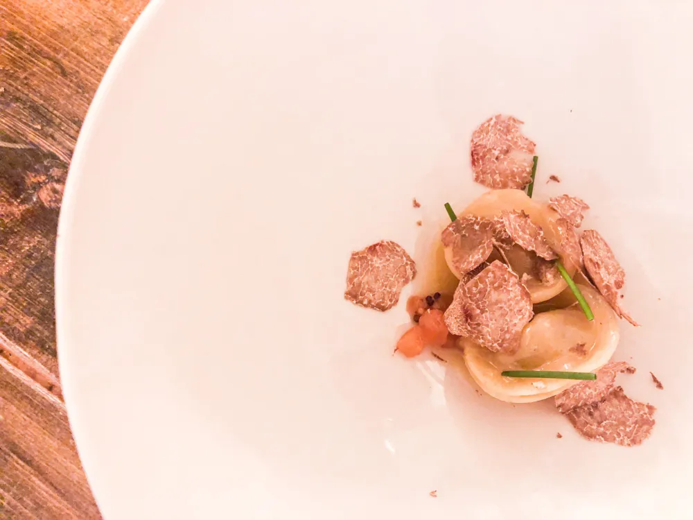 Tortellini for Foraged Fall Flavors at Elizabeth Restaurant, the Michelin Starred Standard in the Heart of Lincoln Square