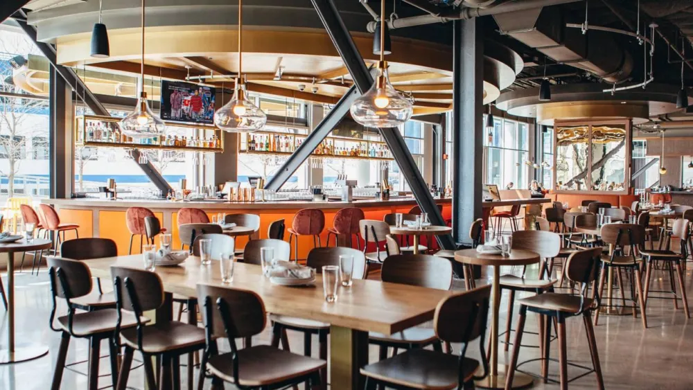 Lirica's Interior (photo courtesy of Lirica) for CFM Asks: Jennifer Zambrano, Executive Chef of Lirica at Navy Pier