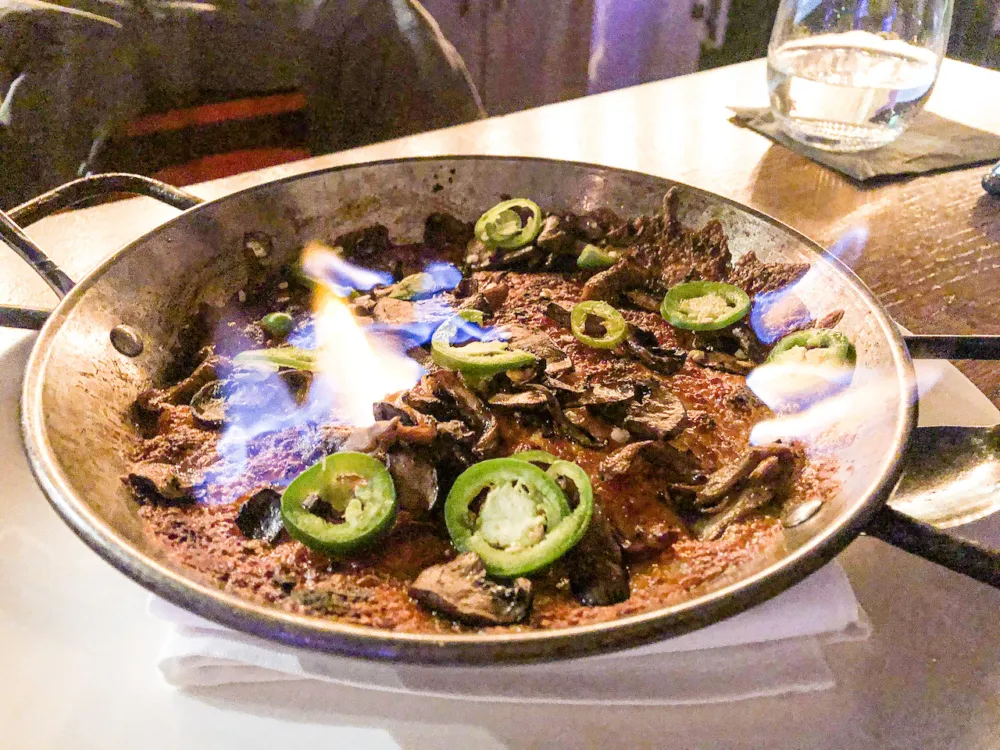 Queso Fundido Fuego for A Tour Through History and Tacos at Wicker Park's Takito Kitchen