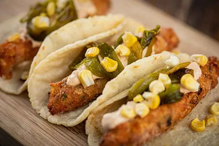 Elote and Poblano Taco (Photo courtesy of Takito Kitchen) for A Tour Through History and Tacos at Wicker Park's Takito Kitchen