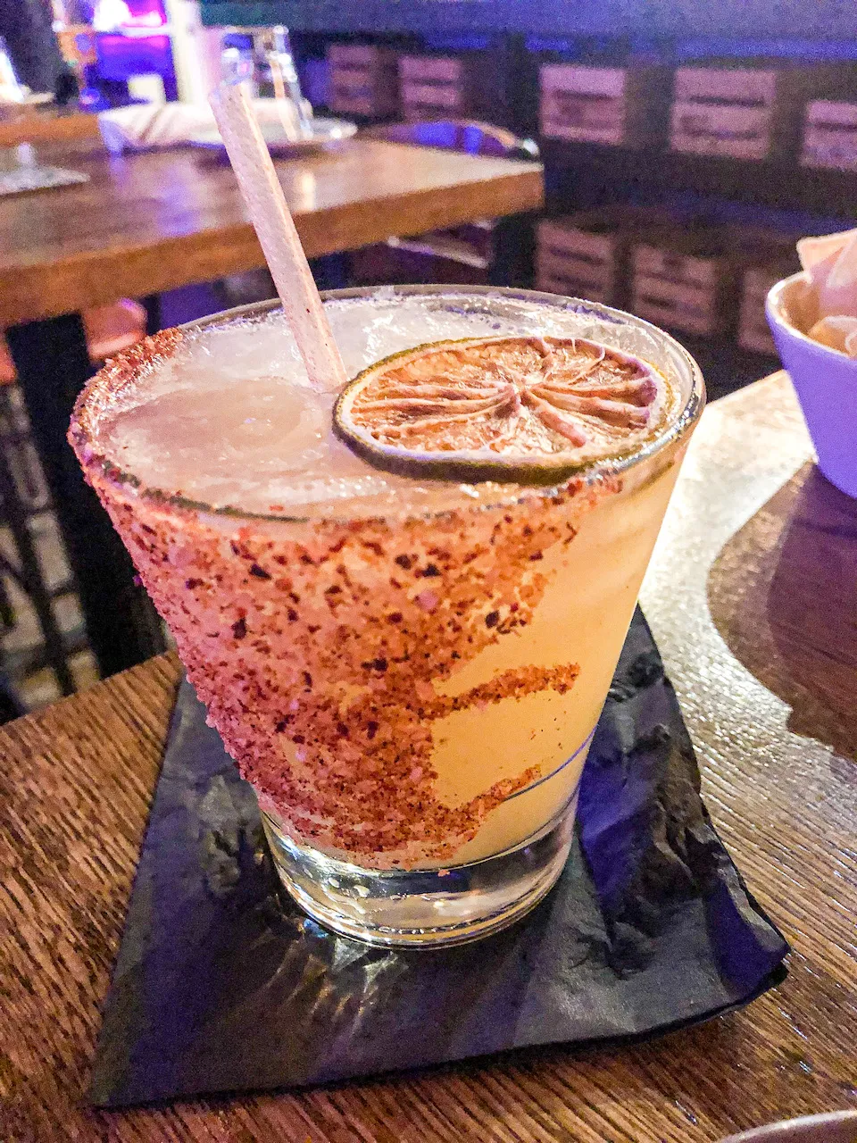 Mezcal Lychee Margarita for A Tour Through History and Tacos at Wicker Park's Takito Kitchen