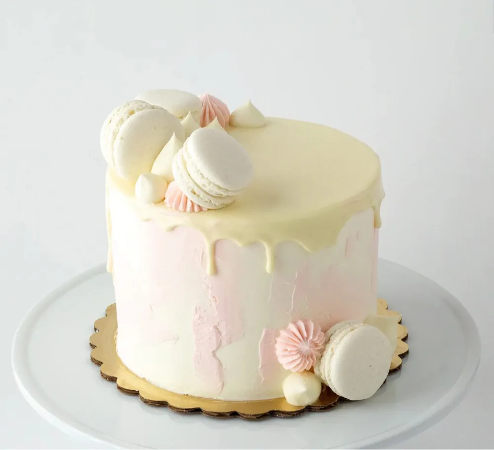 Le Macaron Cake (Photo courtesy of Bittersweet Pastry) for CFM Asks: Bittersweet Pastry's Lead Cake Decorator, Kerrie Breuer