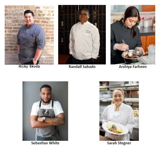 Participating Chefs for Five Chicago Area Chefs Join Together to Raise Money for Maui