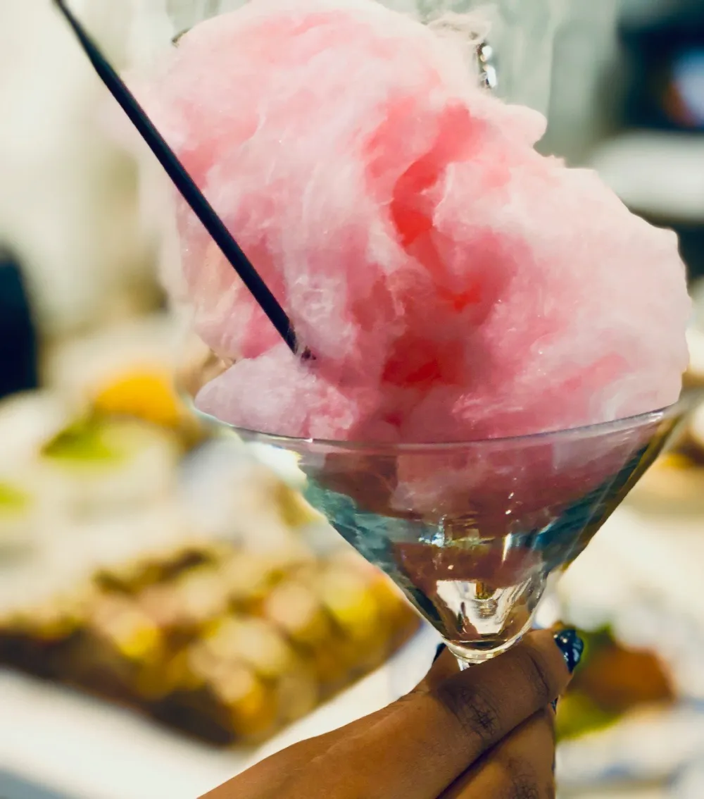 Cotton Candy Martini for October Breast Cancer Awareness Events and Fundraisers
