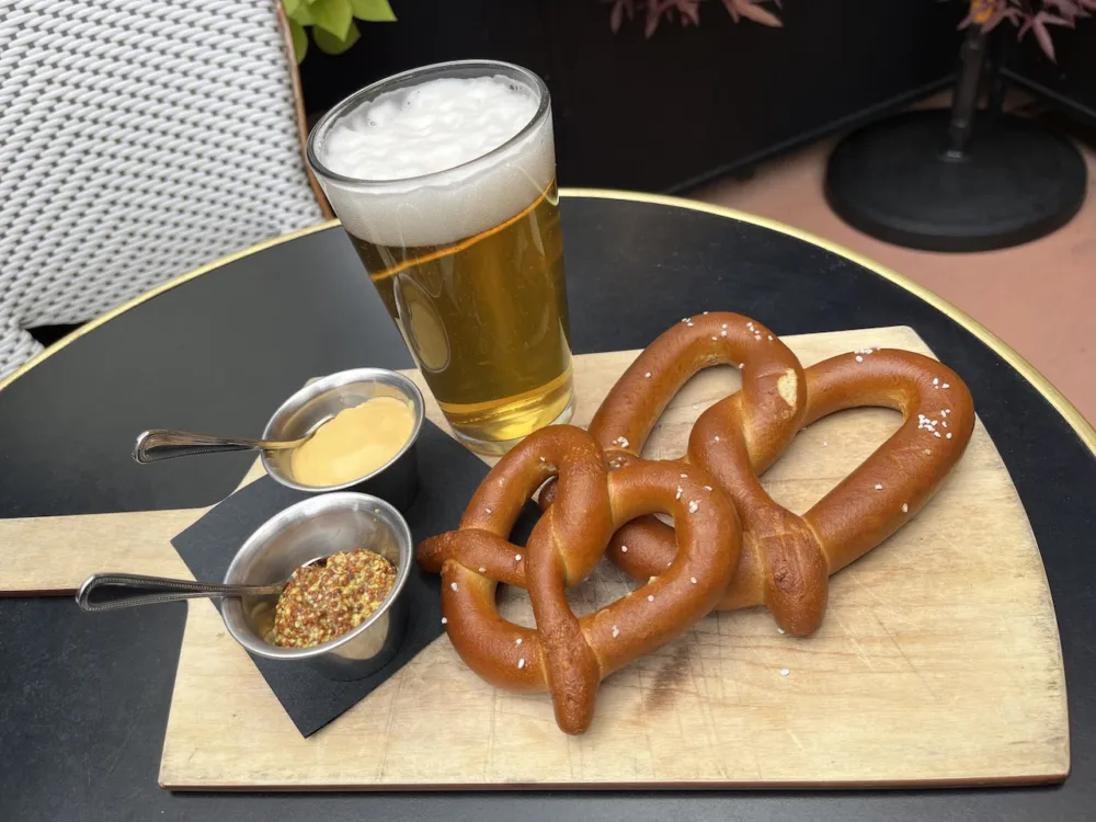 Pretzel Plate P C C Louise Copy for Prost! Oktoberfest Celebrations Throughout Chicago