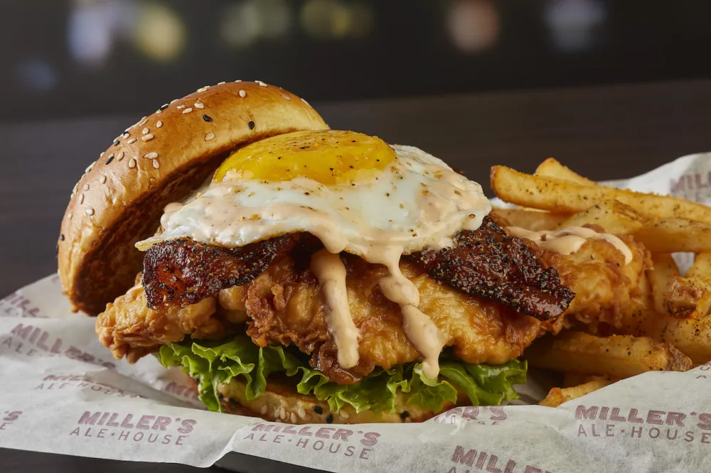 Bacon Egg Chicken Sand 5 for Where to Watch or Grab a Feast for a Crowd this Football Season