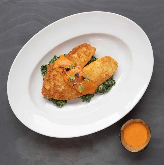 Prairie Grass Cafe Tilapia. Photo credit: Monica Kass Rogers for Special Sensory Dining Hour Returns to Prairie Grass Cafe in Northbrook