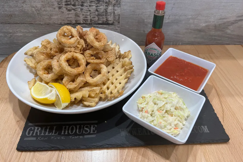 Grill House's Fried Calamari for Northbrook's Grill House Adds New Menu Items for Lent