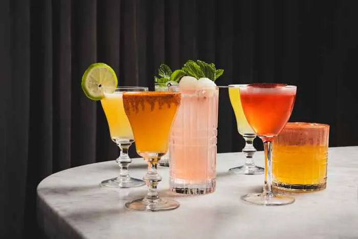 Celeste Spring Cocktails Group 4 for Winter 2025 Happy Hours Around the City and Suburbs