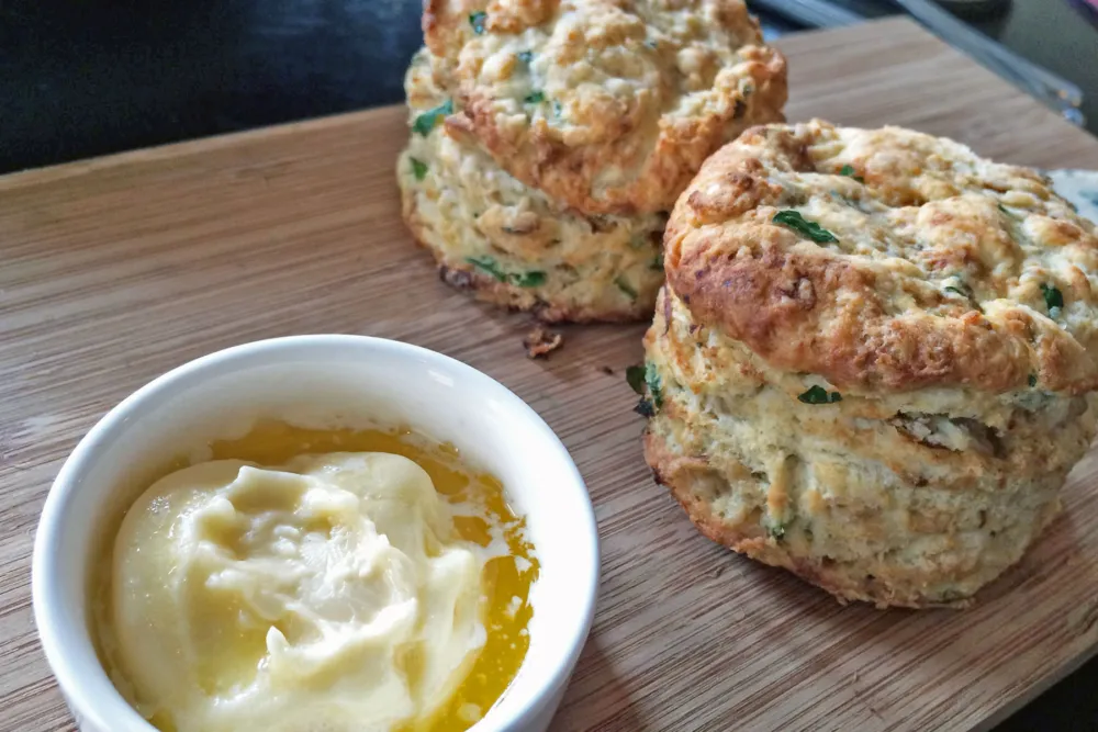 Biscuits with Honey Butter for Up Your Lunch Game at Feast in Bucktown