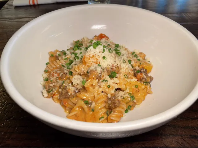 Braised Short Rib Fusilli for Where to Get Noods for National Pasta Month in October