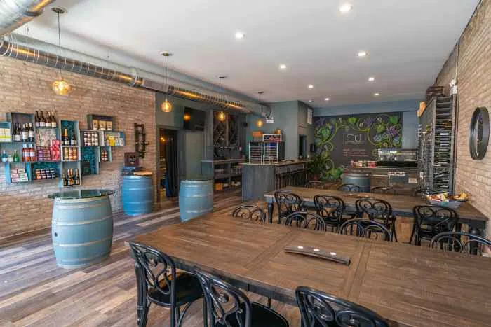 The Fromagerie and Tasting Room at Uvae in Andersonville for Sparkling Wine Dinner, Tastings and Gifts at Uvae and the Fromagerie & Tasting Room