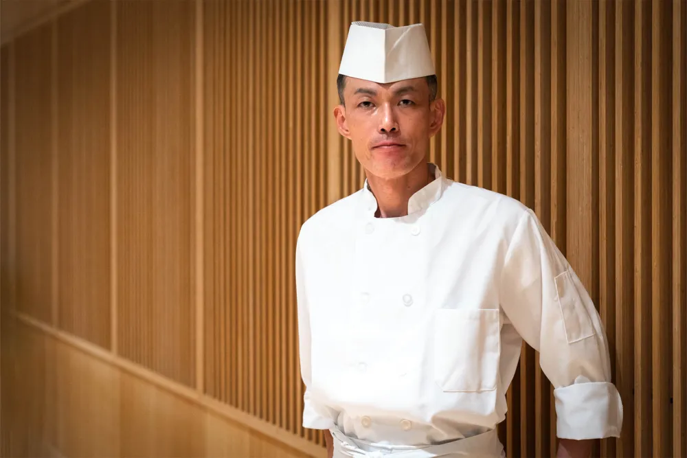 Chef Shinichiro Kanemaru. All photo credits: The Group Hospitality for Omakase Room by Kanemaru Debuts in Chicago