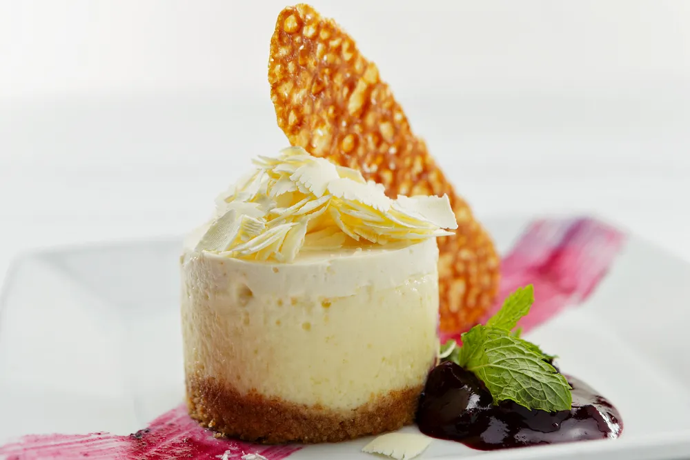 White Chocolate Cheesecake. Photo credit: Perry's Steakhouse & Grille