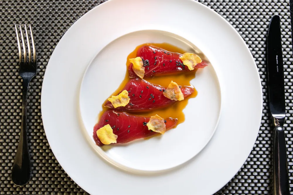 Tuna Sashimi for C Chicago Introduces New Shark Bar Menu (sorta)