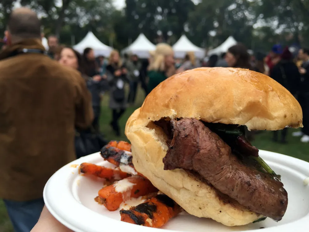 Ox Heart Buns & BBQ Carrots with Creamy Herb Dressing for Taste Talks All Star BBQ Brings Heavy Hitters to Palmer Square