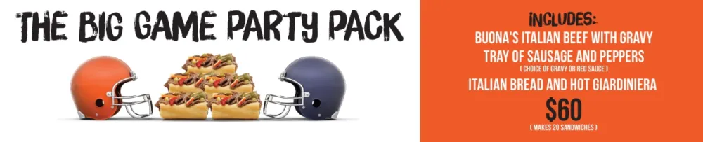 Buona Super Bowl 1 for Buona Counts Down To Football’s Big Game With Free Beef And More