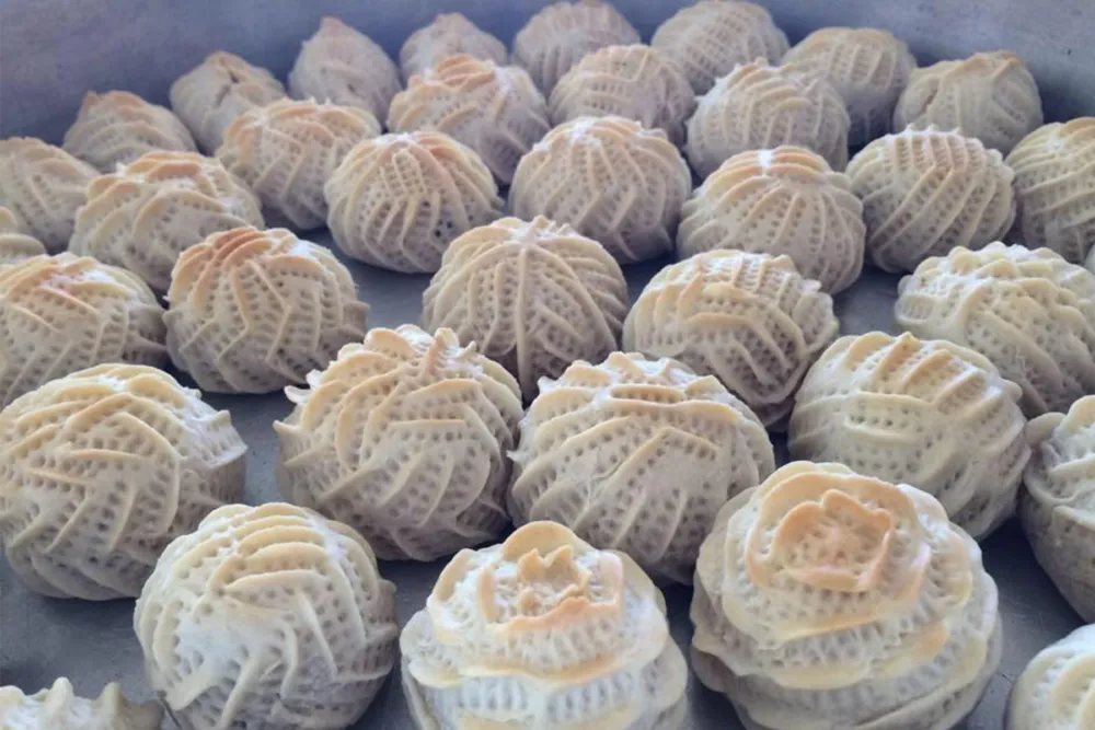 Date stuffed maamoul cookies come by the pound. Photo credit: HoneyDoe. for From Syria with Love: South Loop's HoneyDoe Refreshes Chicago's Middle East Food Scene