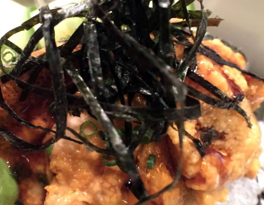 Sea urchin close up! for Macku Sushi Offers Instagram Worthy Presentations in an Intimate Environment