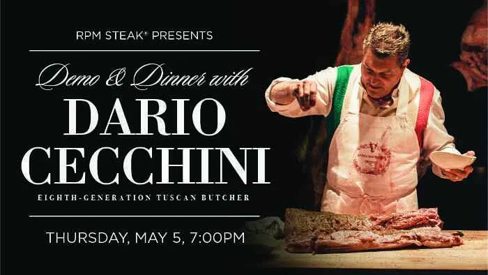 Dario Cecchini 02 for Butcher Demo & Dinner with Dario Cecchini at RPM Steak