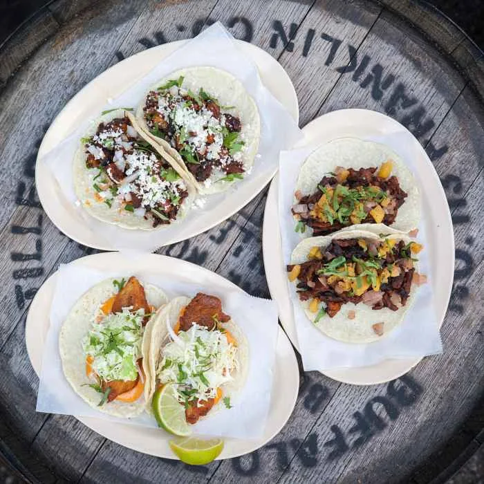 Big Star Taco De Panza Taco Al Pastor Taco De Pescado Edouard Pierre for New Happy Hours from One Off Hospitality's Big Star Wrigleyville and Anker