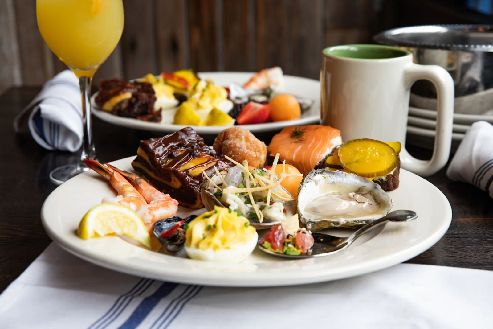 O Brunch 0000 Obrunch 33 for New Unlimited Sunday Brunch Buffets at Osteria Via Stato and Oyster Bah