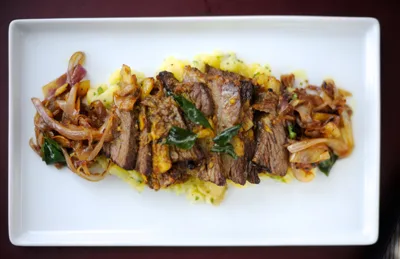 Feni Beef Short Ribs 400 Pixels for A Modern Indian Dinner on Easter Sunday at Mango Pickle
