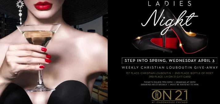 Lh 21 for LondonHouse Ladies Night