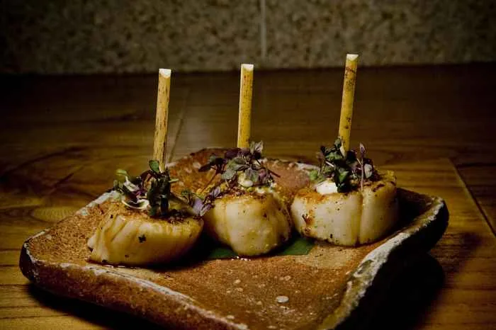 Scallops 1 for Balvenie Scotch Dinner at Roka Akor Chicago April 24th