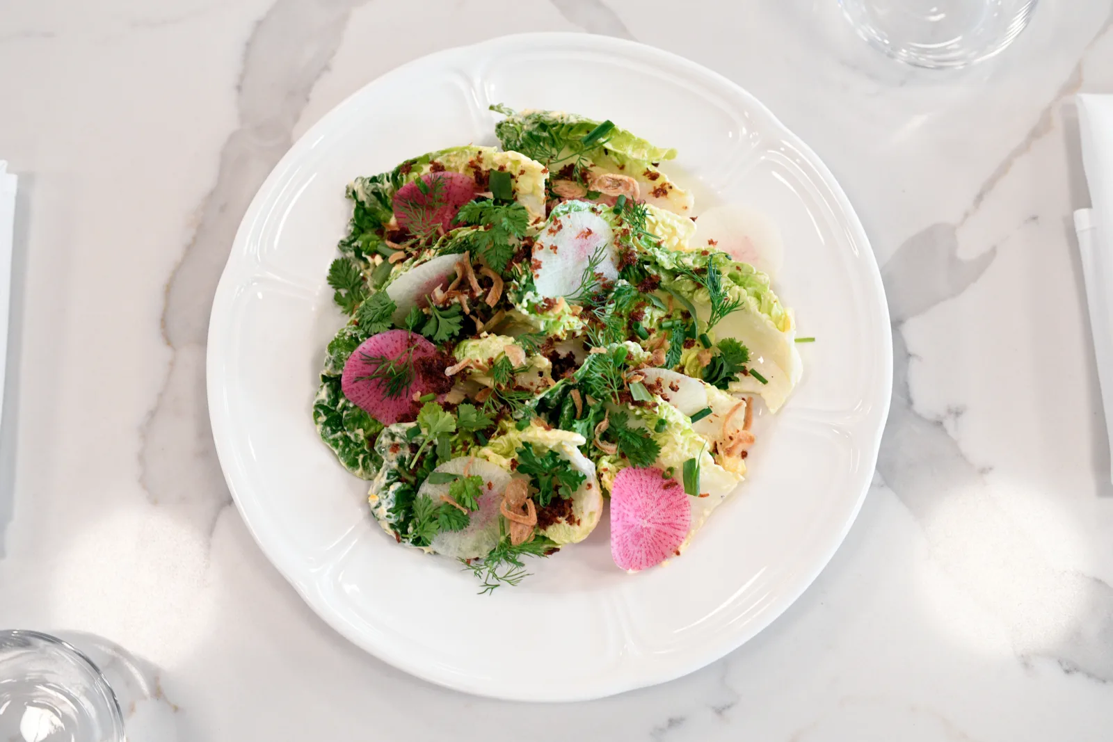 Salad for Prix Fixe Happy Hour Dinner at The Heritage