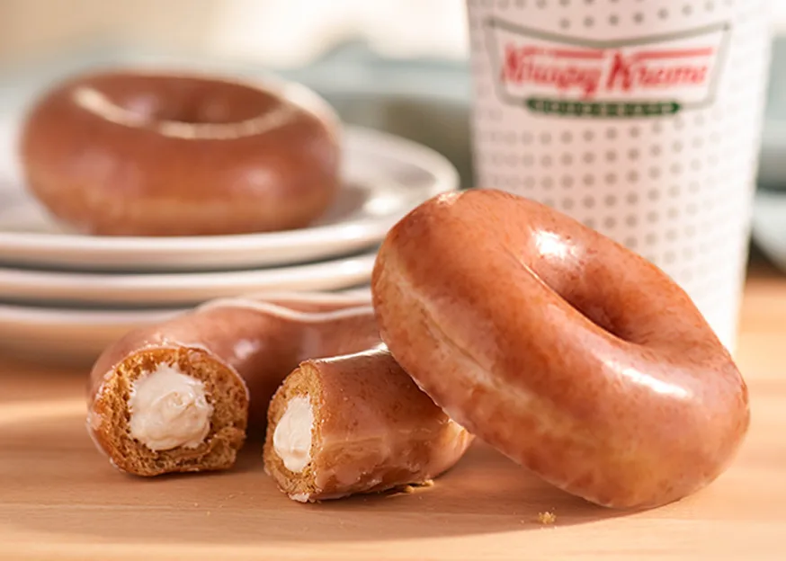 Krispy Kreme Pumpkin Spice Doughnuts Badgeless for Krispy Kreme Seasonal Doughnuts are Back