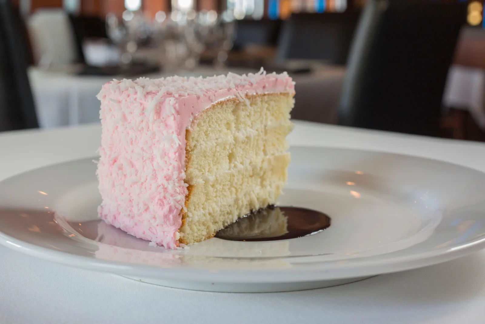 Breast Cancer Awareness Coconut Cake for Ocean Prime Chicago Turns Signature Coconut Cake Pink to Benefit Gilda's Club Chicago