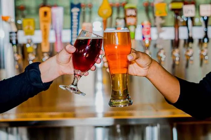 Cheers for "First Draft" Soft Opening at City Works Eatery & Pour House in Vernon Hill October 12