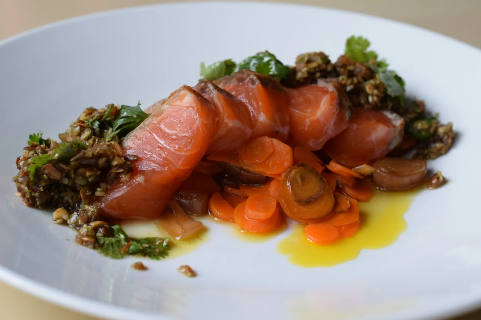 Salmon A L Unilateral 112019 Li for Wood Restaurant Announces Ryan Brosseau as Executive Chef