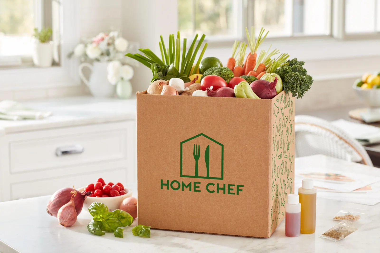 Home Chef Box Image for Local Companies Give Back Home Chef Launches Home Chef Helps