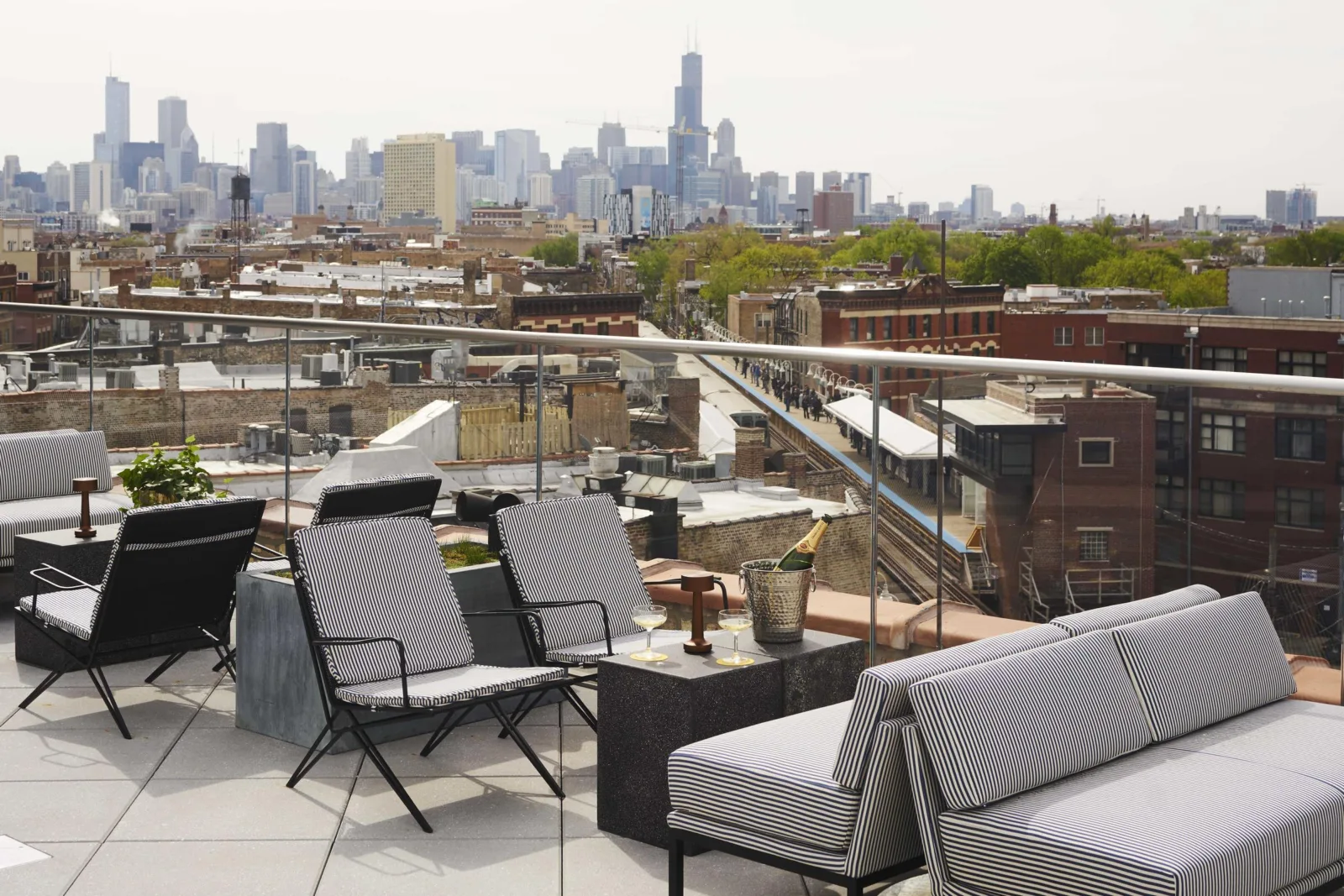 Cabana Skyline for The Robey Preps for Cabana Club Opening + At Home Cocktail Recipes