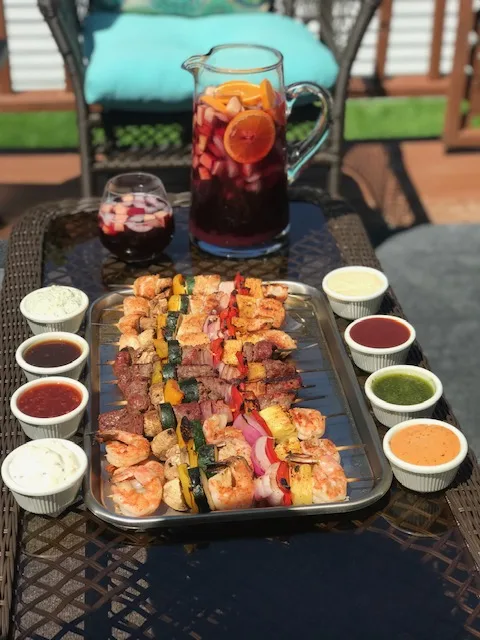 Kabob And Sangria Pic 2 for Geja's Announces New Grill Menu Including Sangria To Go