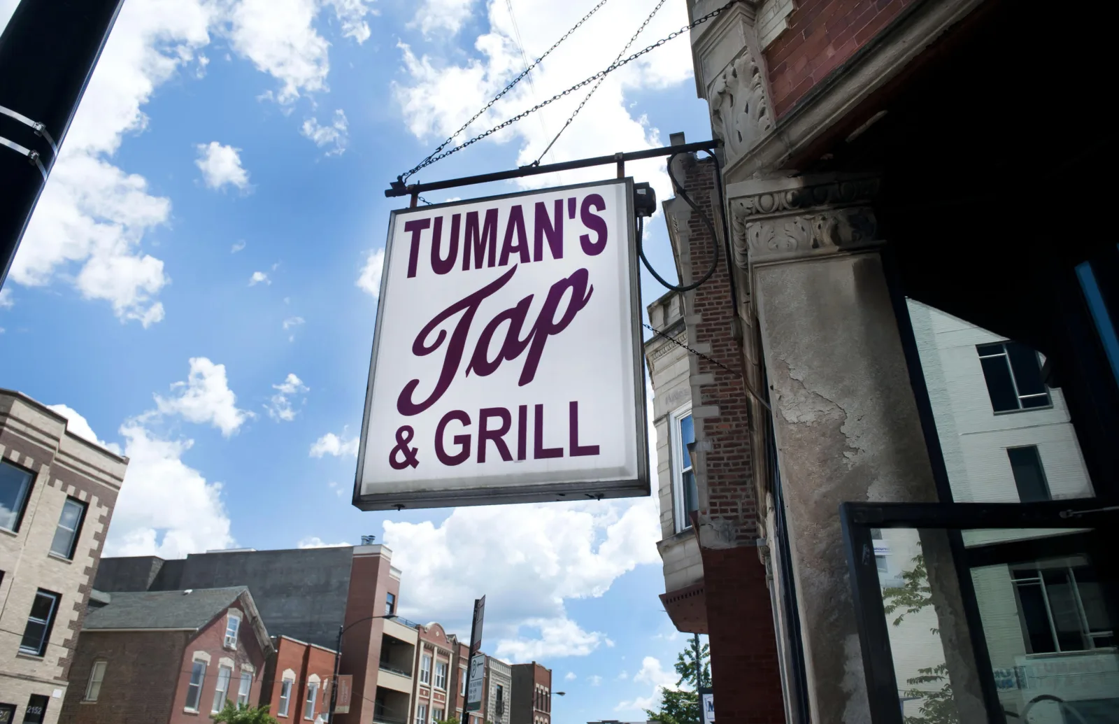 Tumans Tap Grill Sign for 4th of July Weekend at Tuman’s Tap & Grill
