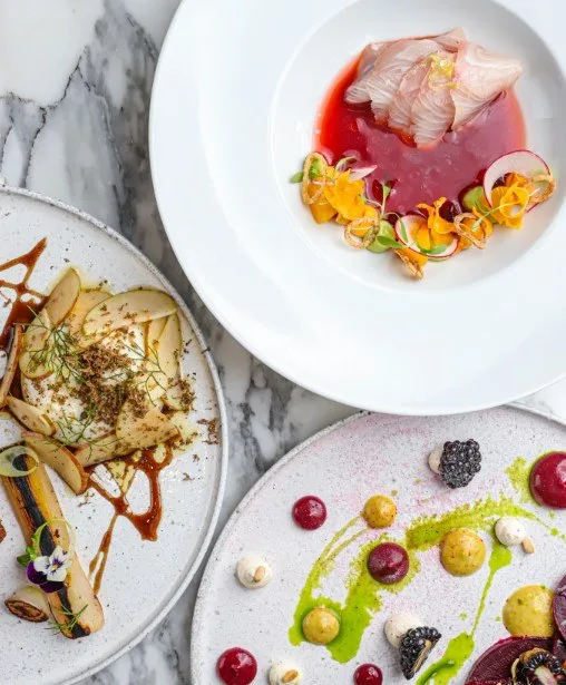 Travelle Dishes for Travelle at The Langham x Green City Market Virtual Event
