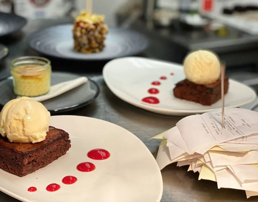 Brownie A La Mode for Celebrate National Dessert Day at LondonHouse Chicago
