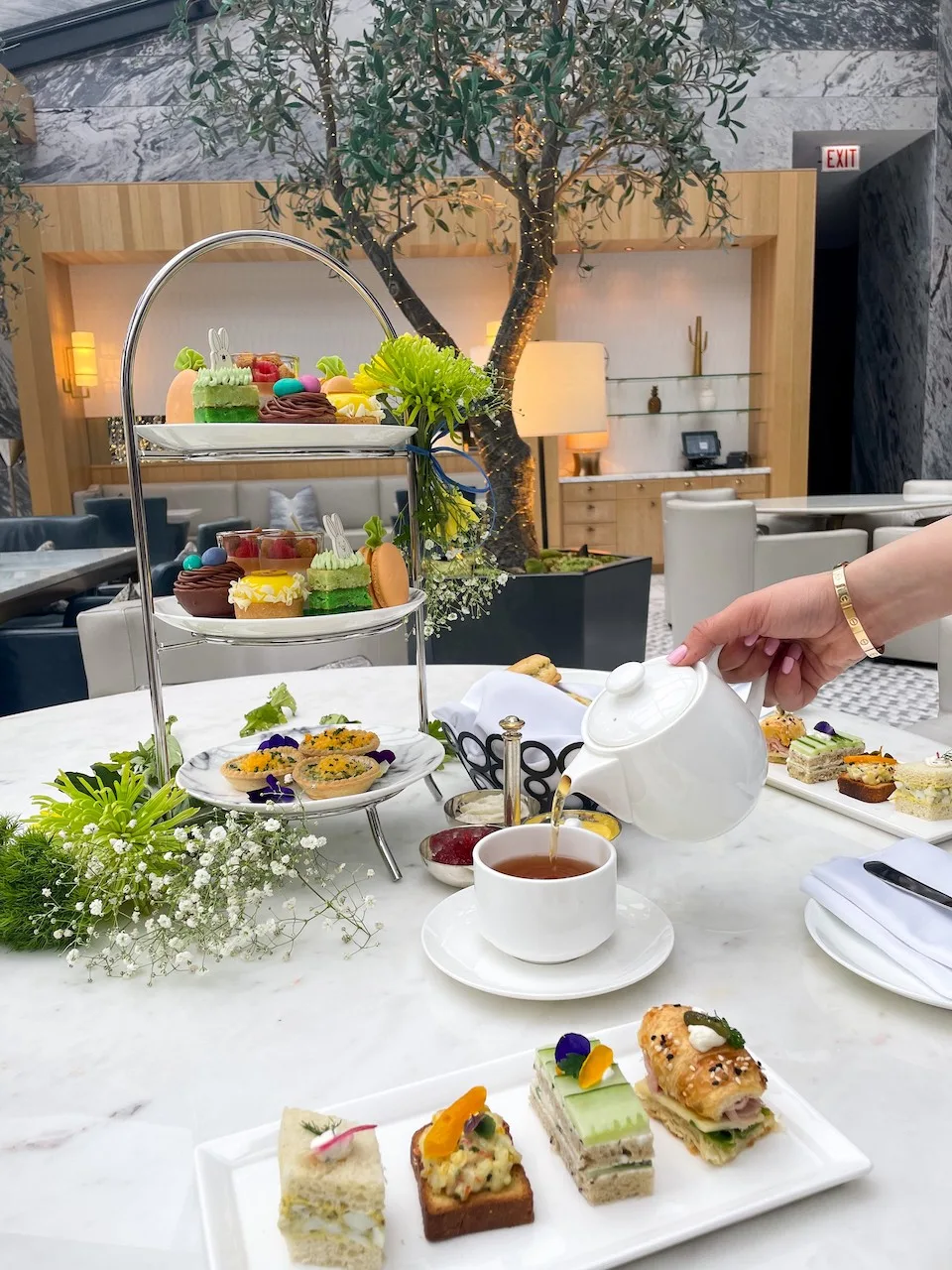 Spring Tea Party 1 for Cafe at The Ritz Carlton, Chicago Launches Afternoon Tea, June 18th