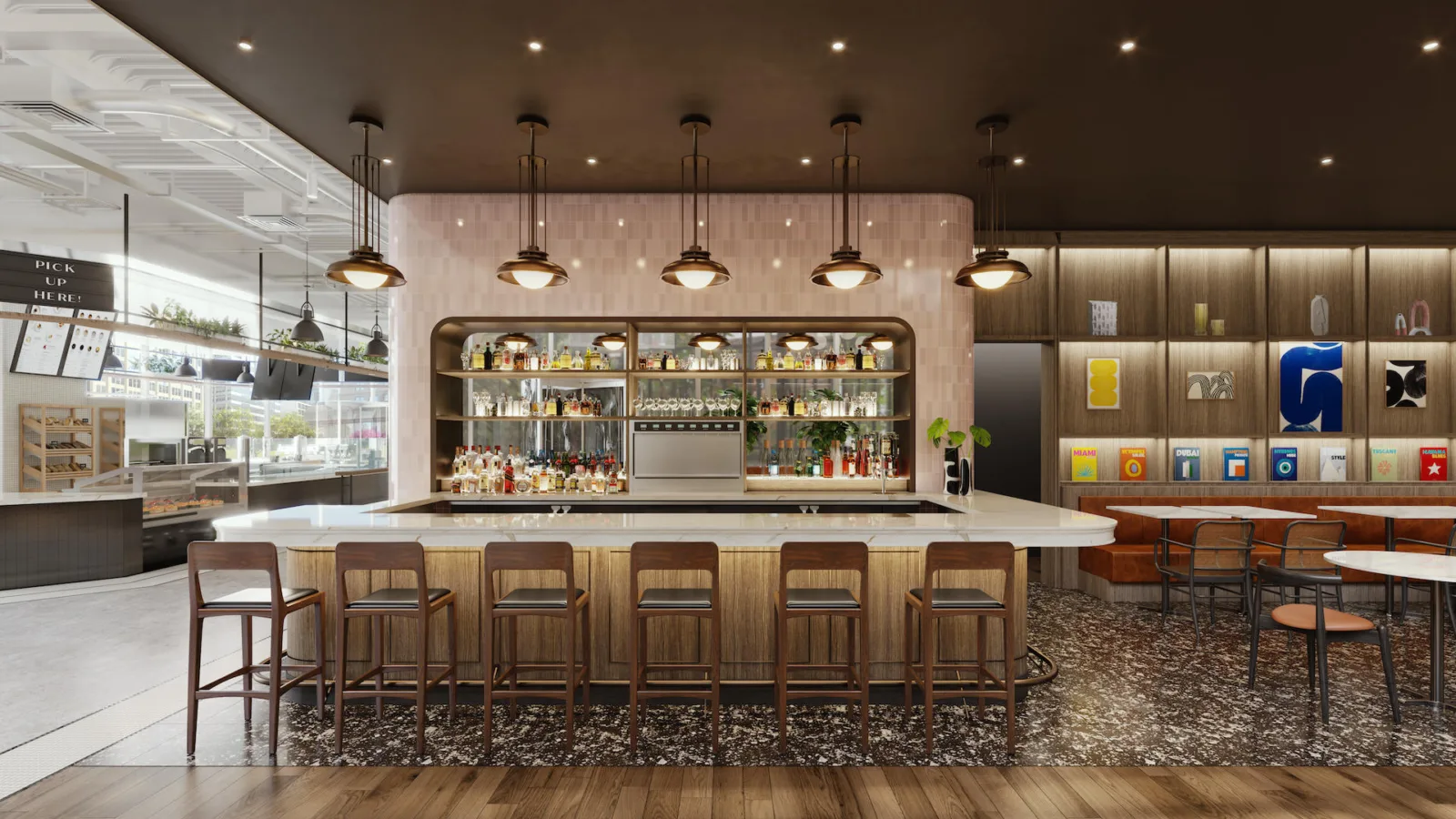 Restaurant Bar for Canal Street Market and Eatery + Afterbar Opening Late July in the Loop