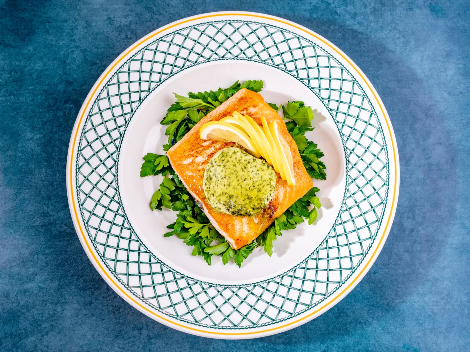 Chive Butter On Salmon 2 for Home Kitchen Gourmet Arrives: Chef Driven Recipe Kits by Chicago Game & Gourmet and Chef Michael Lachowicz