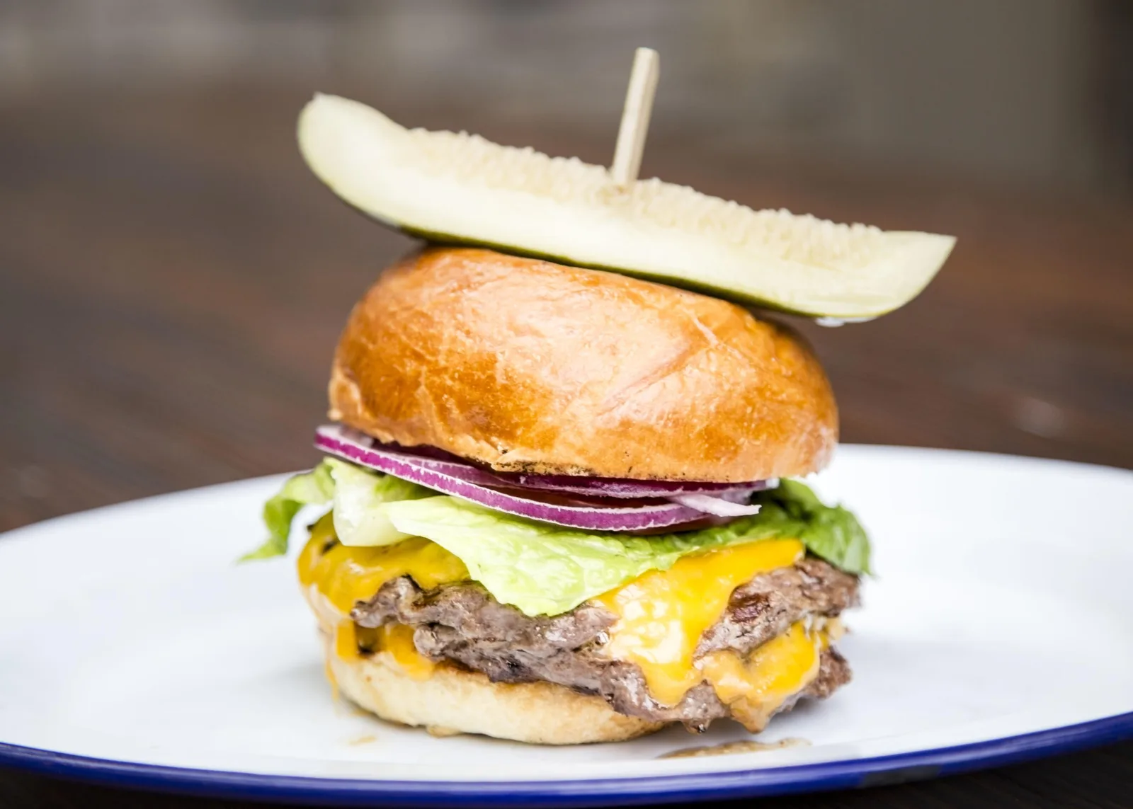 Frontier Burger 1 for Celebrate National Burger Day at Chicagoland Restaurants and Bar, August 25th