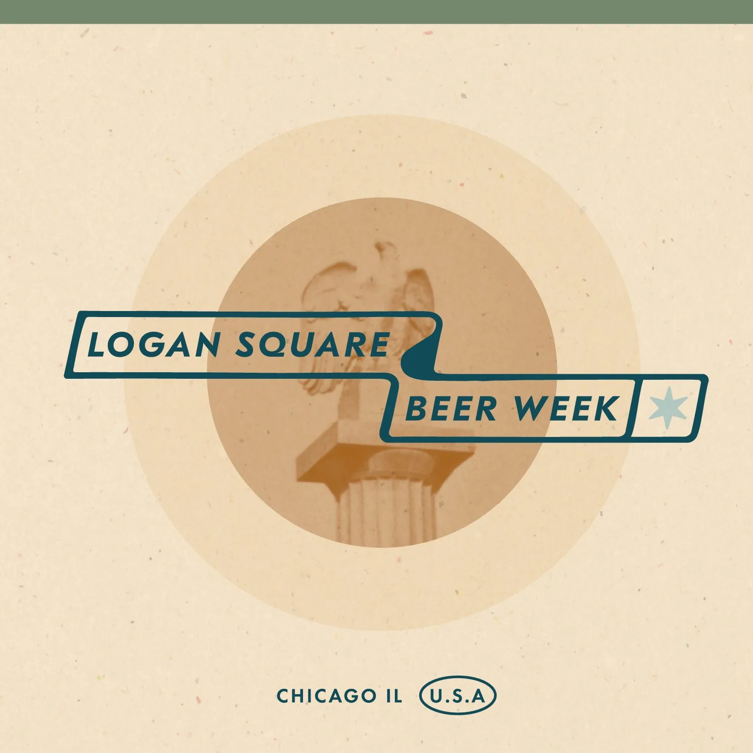 Logan Square Beer Week Logo for Union Logan Square Brings Together Neighborhood Beer Giants for Logan Square Beer Week, September 12 16
