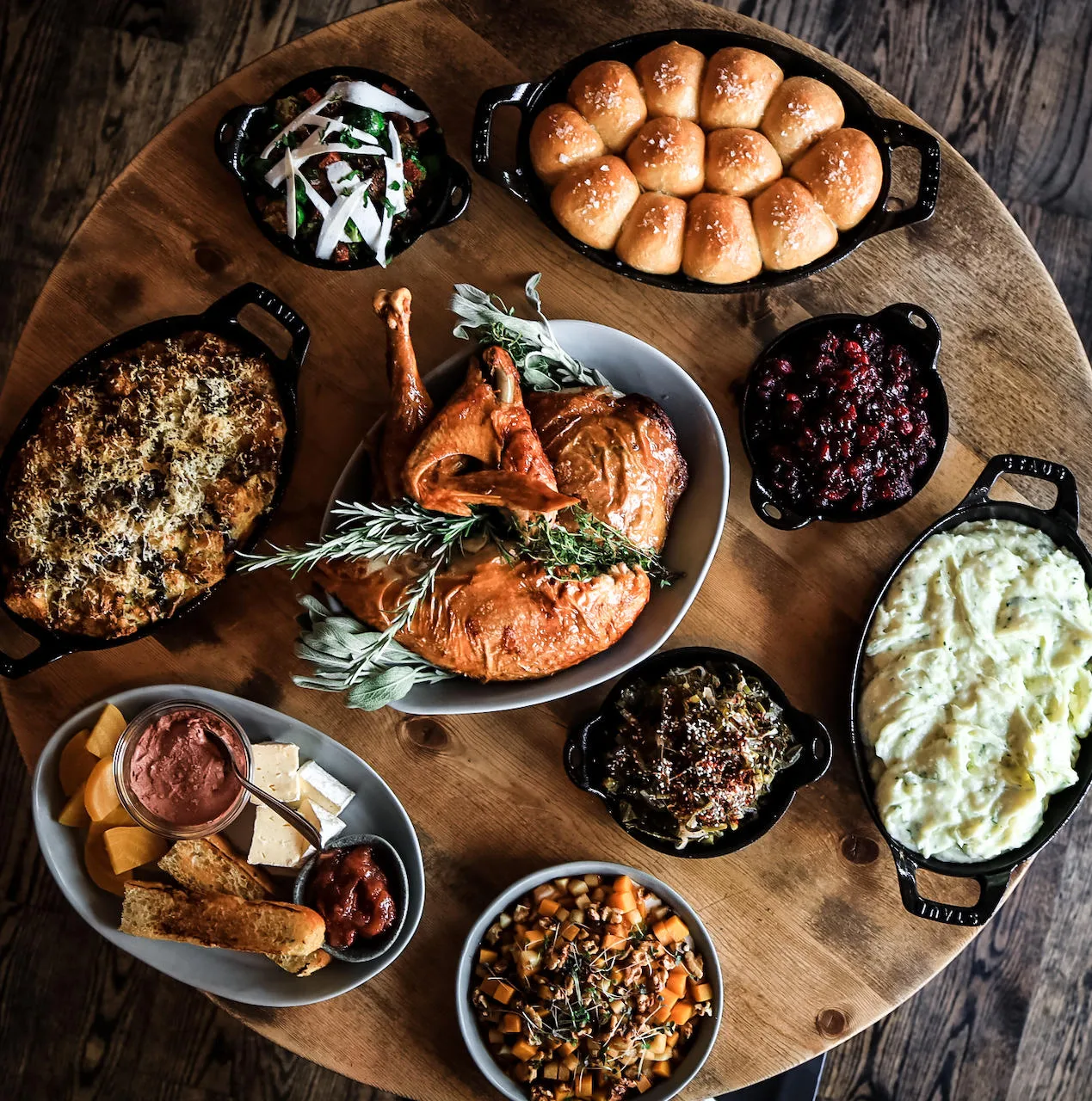 Table Overhead for Where to Feast in Chicago this Thanksgiving