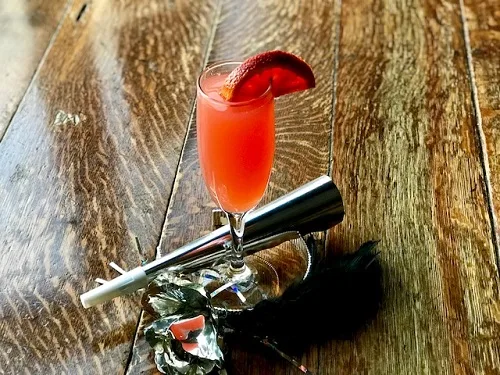 Champ Blood Orange 12 31 for New Year’s Eve at Tuman’s Tap & Grill